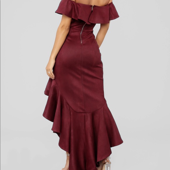 NWT 🏷 Off the shoulder ruffled mermaid dress - Picture 5 of 8